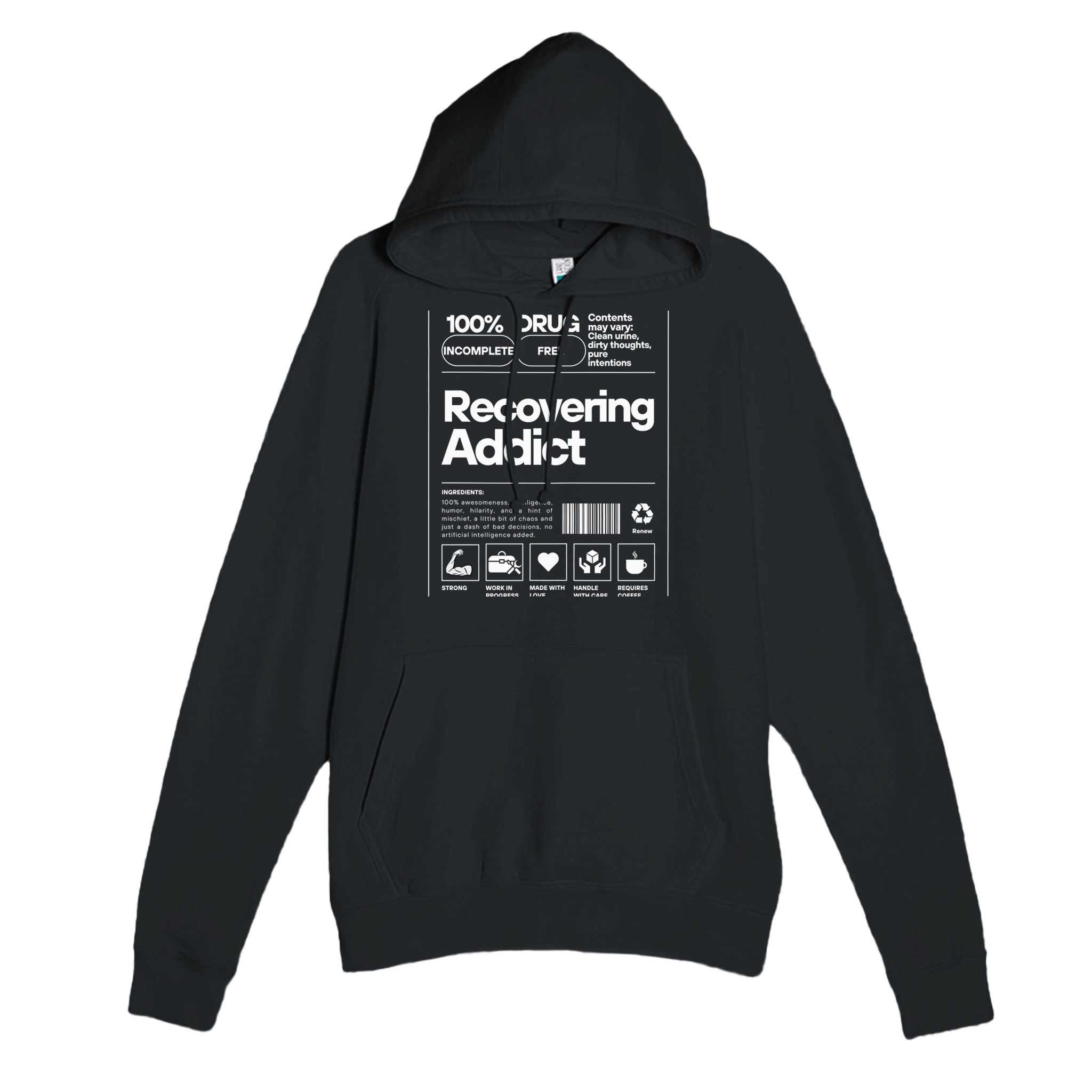Proud and Printed Unisex Pullover Hoodie | Laneseven LS13001