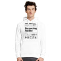 Proud and Printed Unisex Pullover Hoodie | Laneseven LS13001 White
