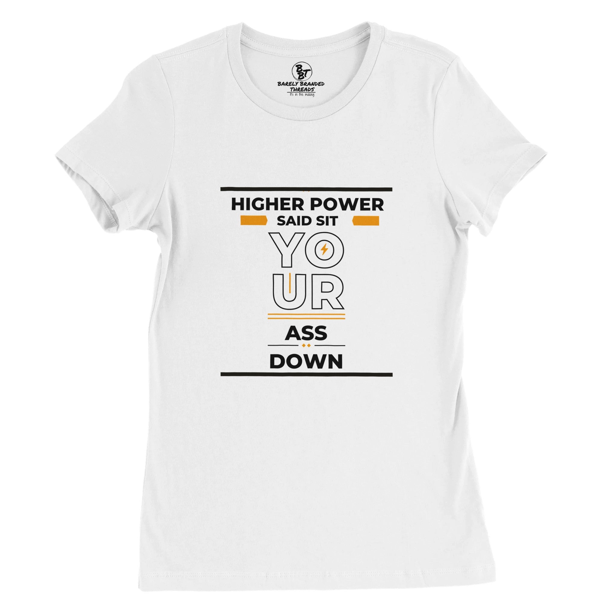 Higher Power Premium Womens Crewneck T-shirt | Bella + Canvas 6004