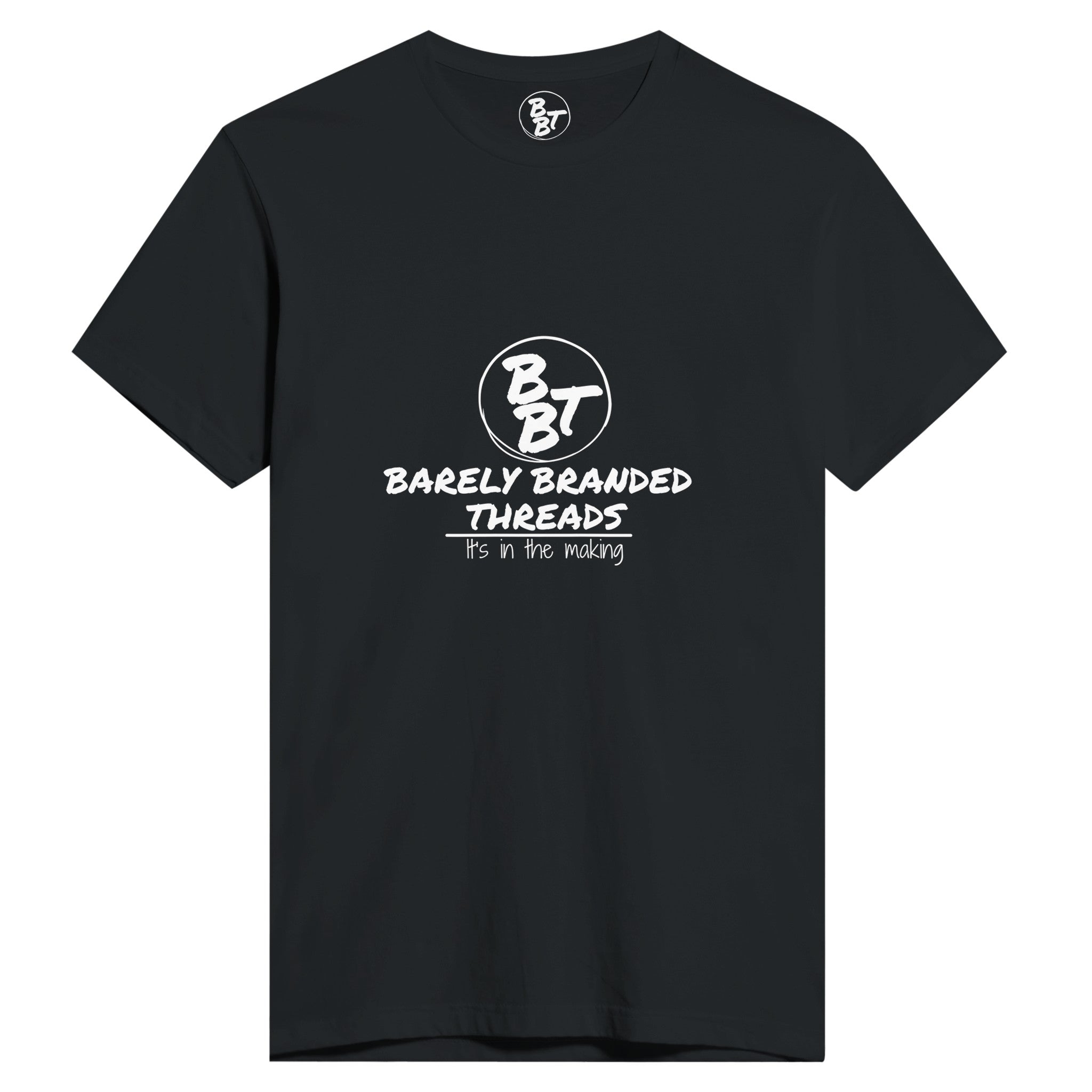 Barely Branded Threads Men's Fitted T-Shirt | Next Level 3600 Black