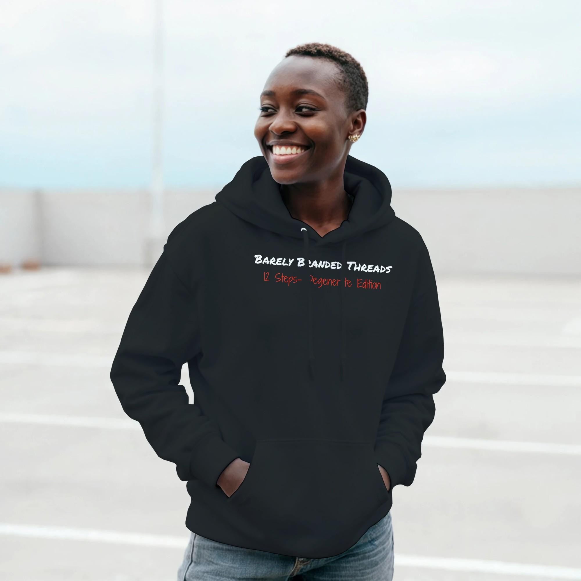 12 Steps Degenerate Edition Hoodie – Funny Recovery Hoodie, Sobriety Gift