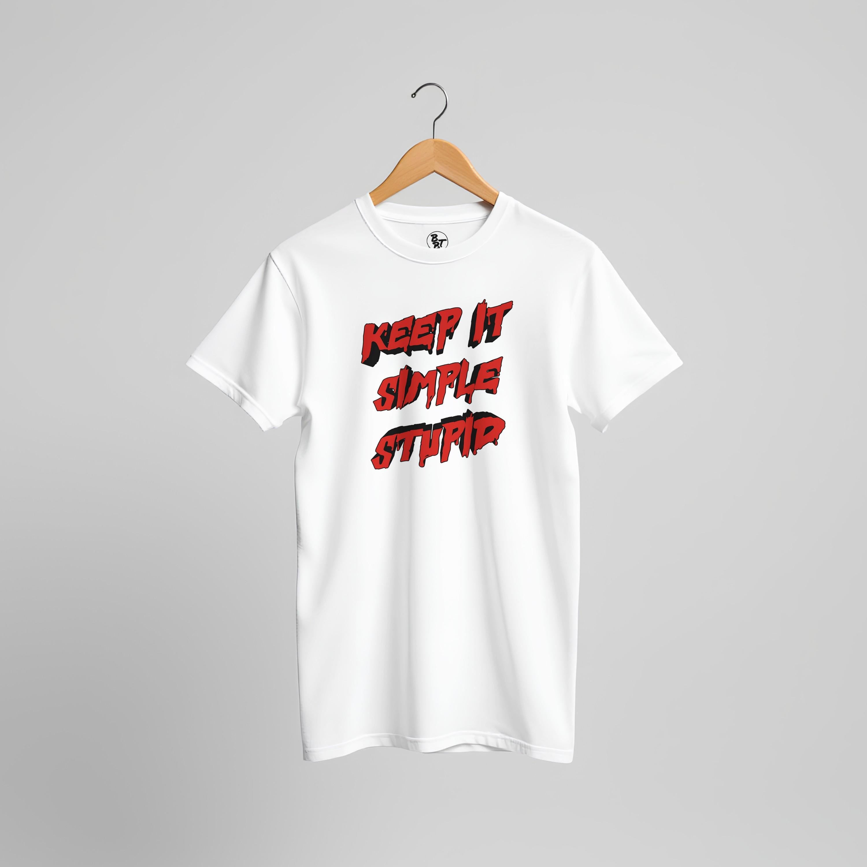 Keep It Simple Stupid T-Shirt – Funny Recovery Tee, Mental Health Humor