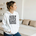 Keep Life Simple Unisex Pullover Hoodie | Gildan® 18500 White