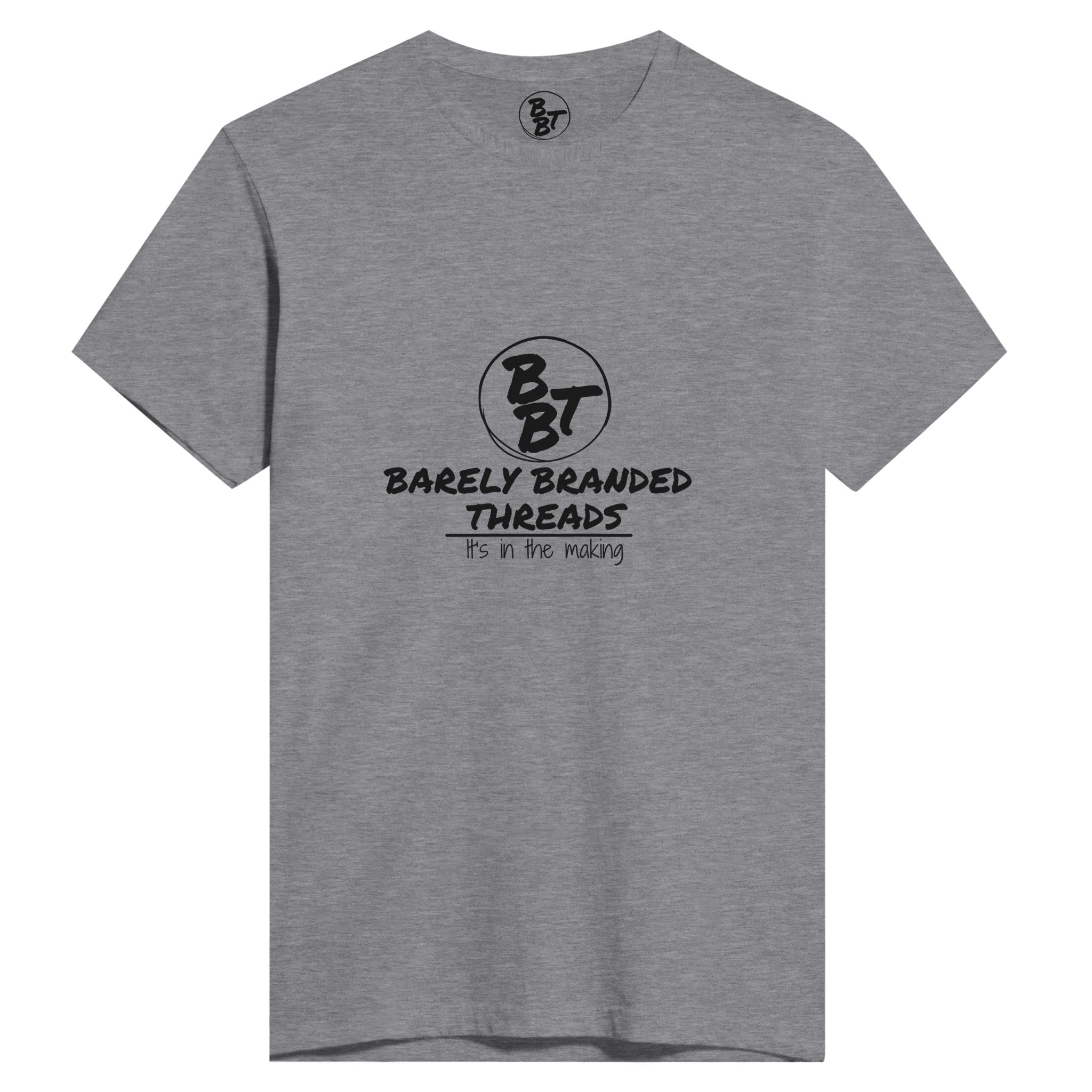 Barely Branded Threads Men's Fitted T-Shirt | Next Level 3600 Heather Gray