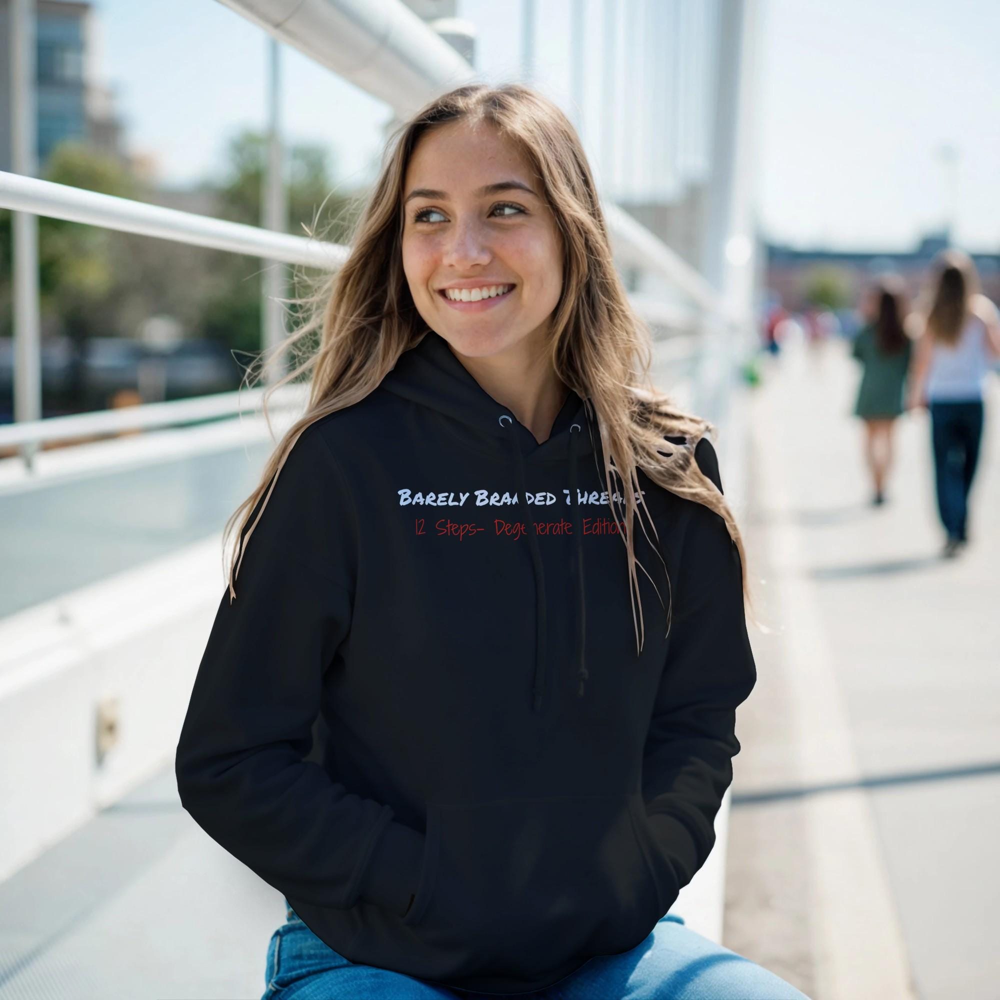12 Steps Degenerate Edition Hoodie – Funny Recovery Hoodie, Sobriety Gift