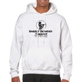 Barely Branded Threads Premium Unisex Pullover Hoodie White