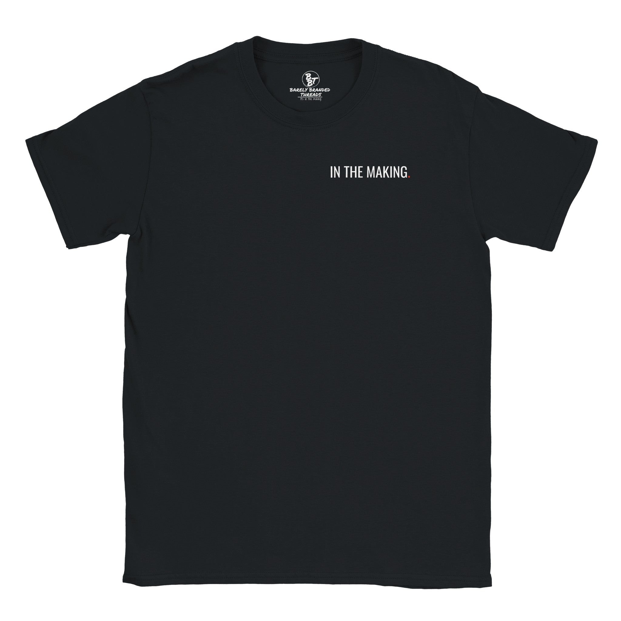 Gray t-shirt with 'BBGS' logo on a white background